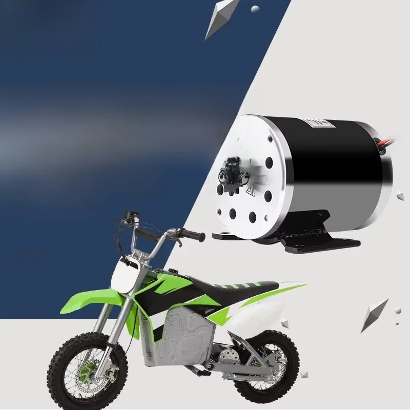36V 48V 500W 1000W Szybki szczotkowany silnik prądu stałego do pojazdów elektrycznych Gokart Skuter E Rower Zmotoryzowany rower ATV Motorower Ebike — zdjęcie 2