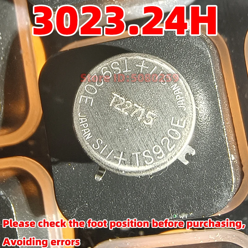 1ชิ้นนาฬิกา TS920E โฟโตจลน์แบบชาร์จไฟได้ใหม่3023-24ชั่วโมงแทนที่3023-34R MT920