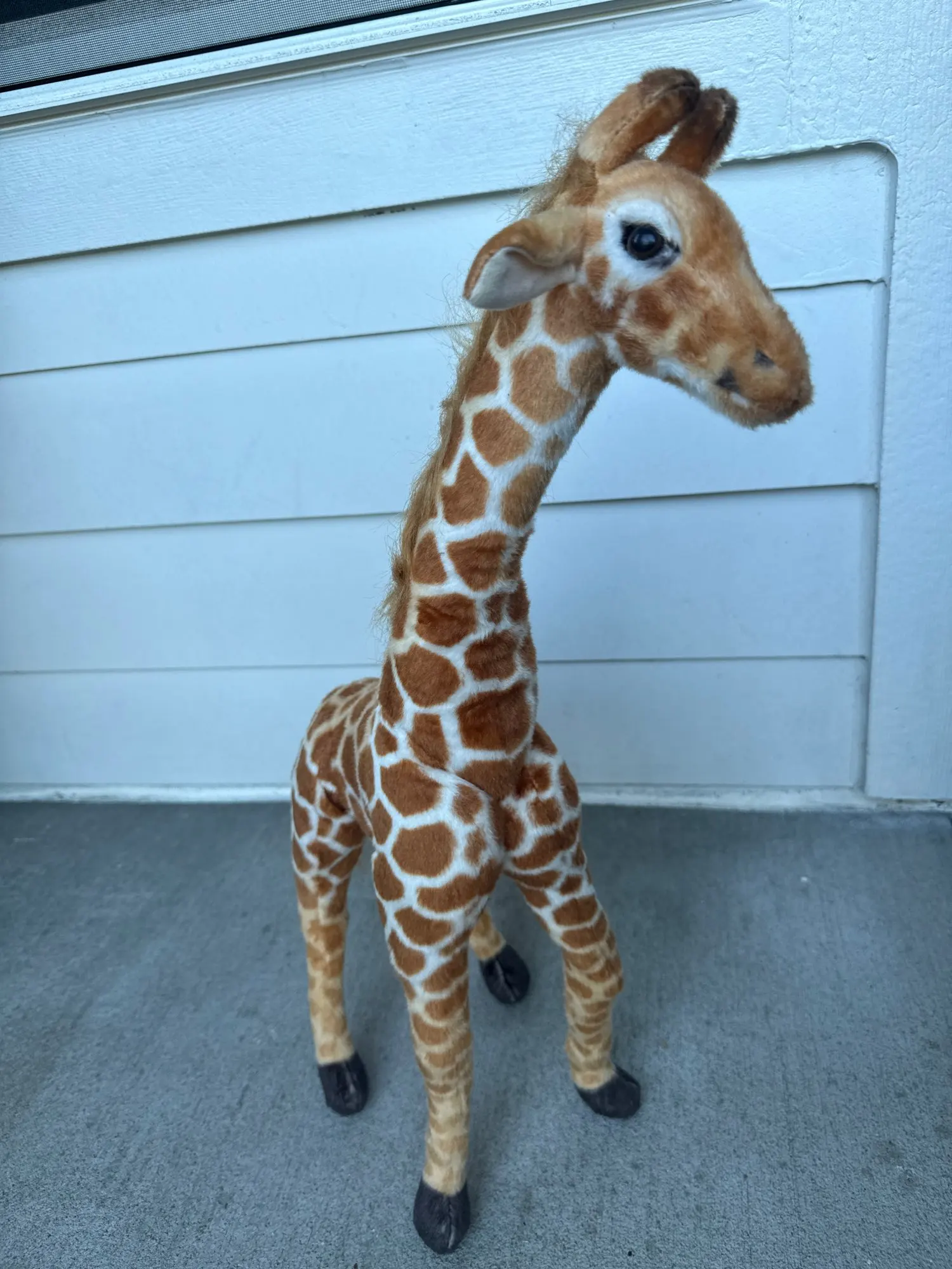 New 1pc Giant size Giraffe Plush Toys Cute Stuffed Animal Soft Giraffe Doll Birthday Gift Kids Toy photo review