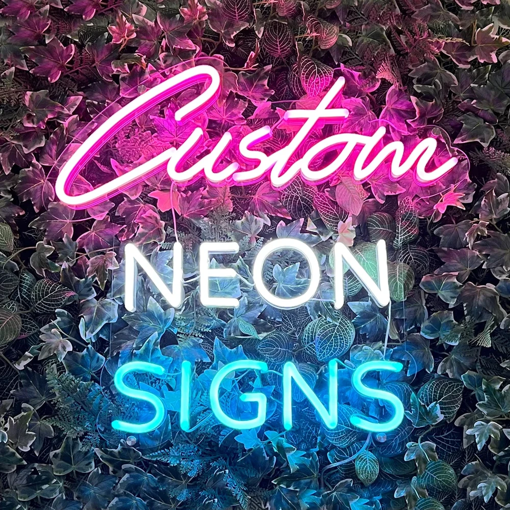 

Custom Neon Sign Private Dimmable LED Light for Family Birthday Bar Wedding Party Company Business Logo Neon Sign Night Lights