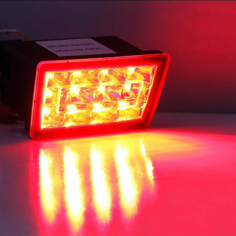 1PCS F1 LED Bar Style Rear Fog Lights Brake 4th brake Lamp For 2011-2021 Subaru WRX STi XV Impereza Install PnP Harness 12V view 4
