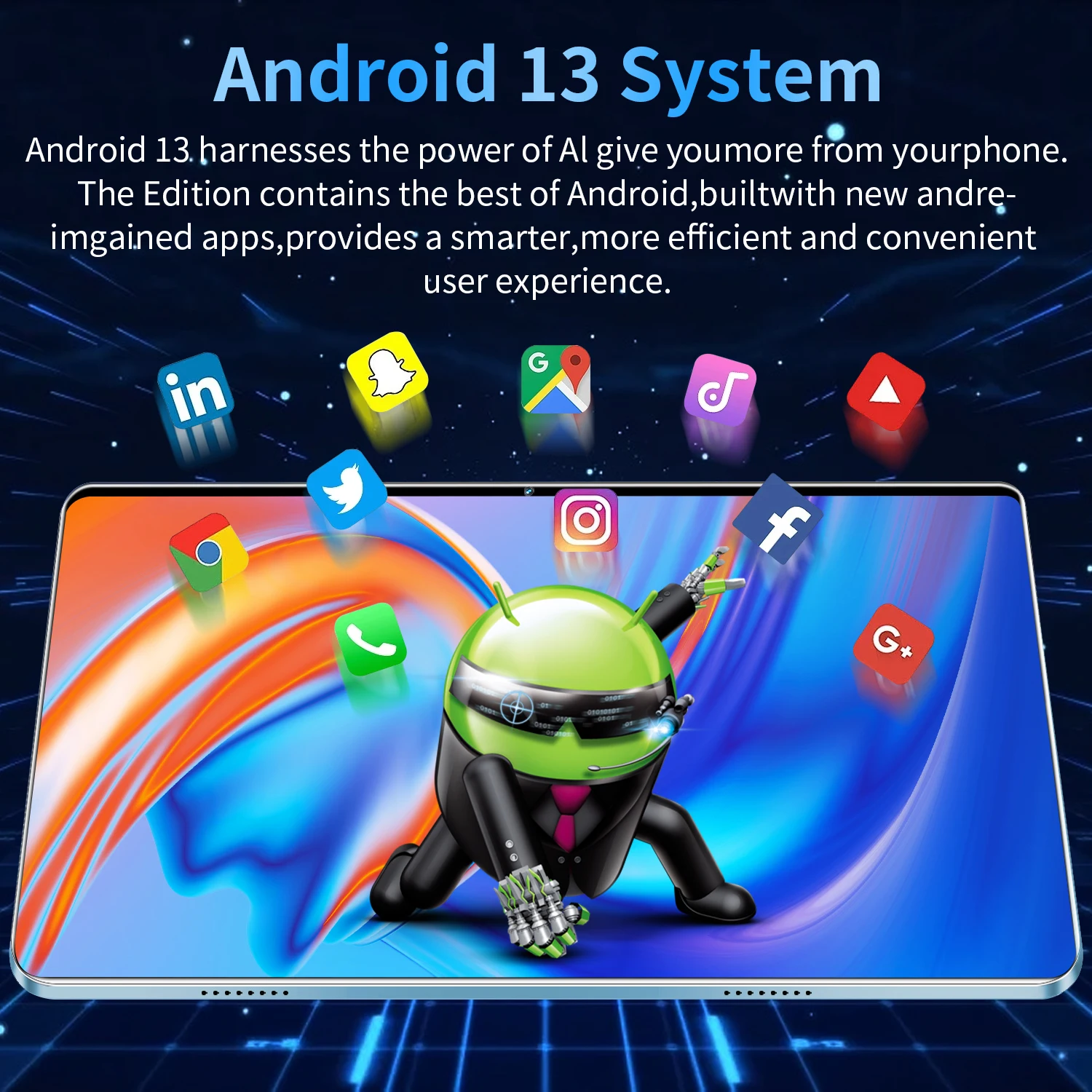 Immagine 7: 2025 nuovo Tablet originale da 10.36 pollici 16GB Ram 1TB Rom Android13.0 Dual SIM 10 Core 12000mAh Bluetooth WIFI 5G Tablet PC di rete