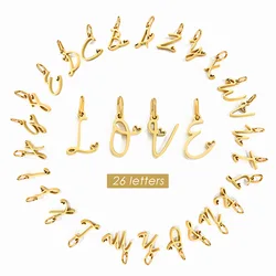 26 letter accessory pendants can be freely paired with necklaces or bracelets, DIY commemorative accessories