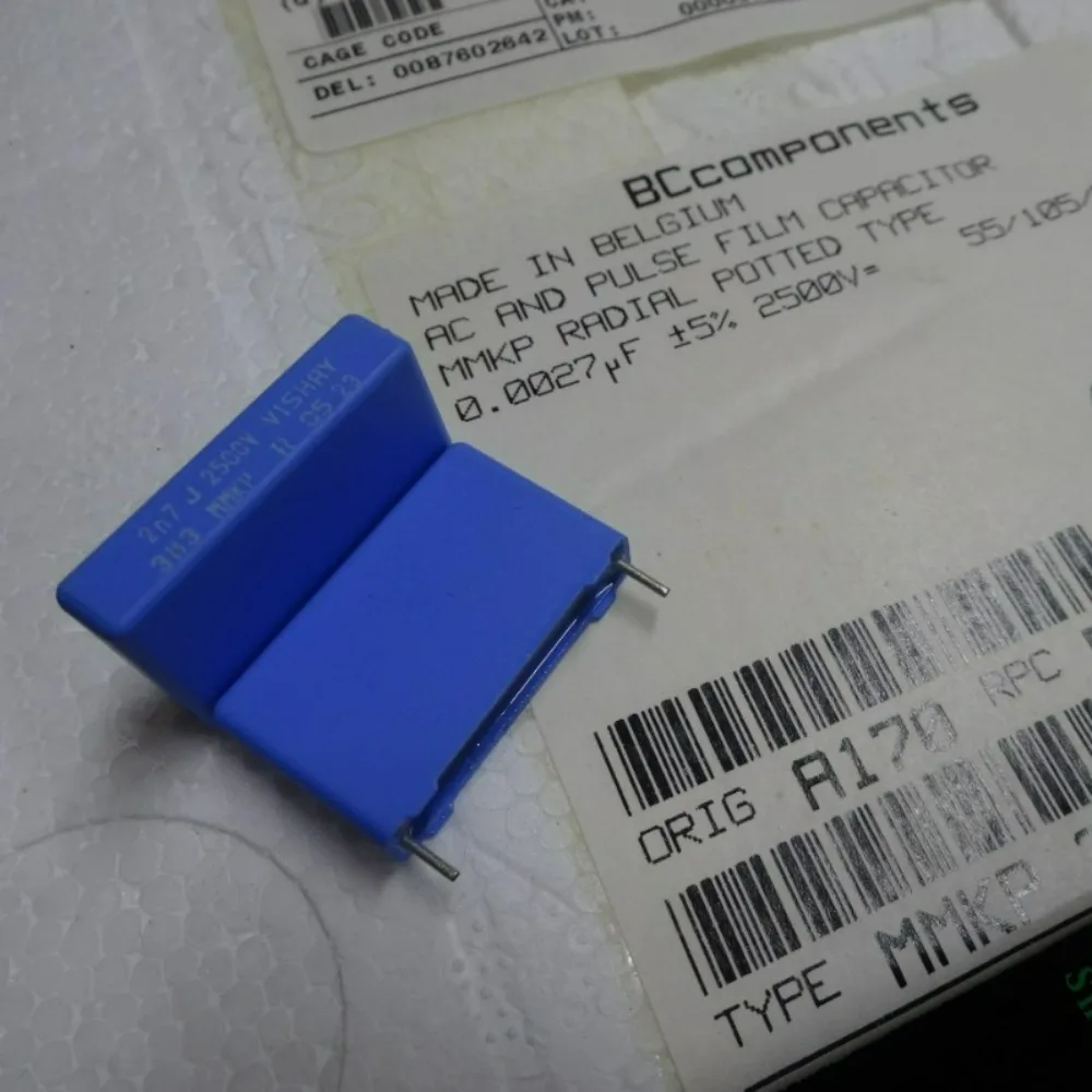 5pcs/lot MKP 0.0027uf 2500v 2.7nf 2n7 2700pf 272 J Brand New 22.5mm Film Capacitor 222238370272