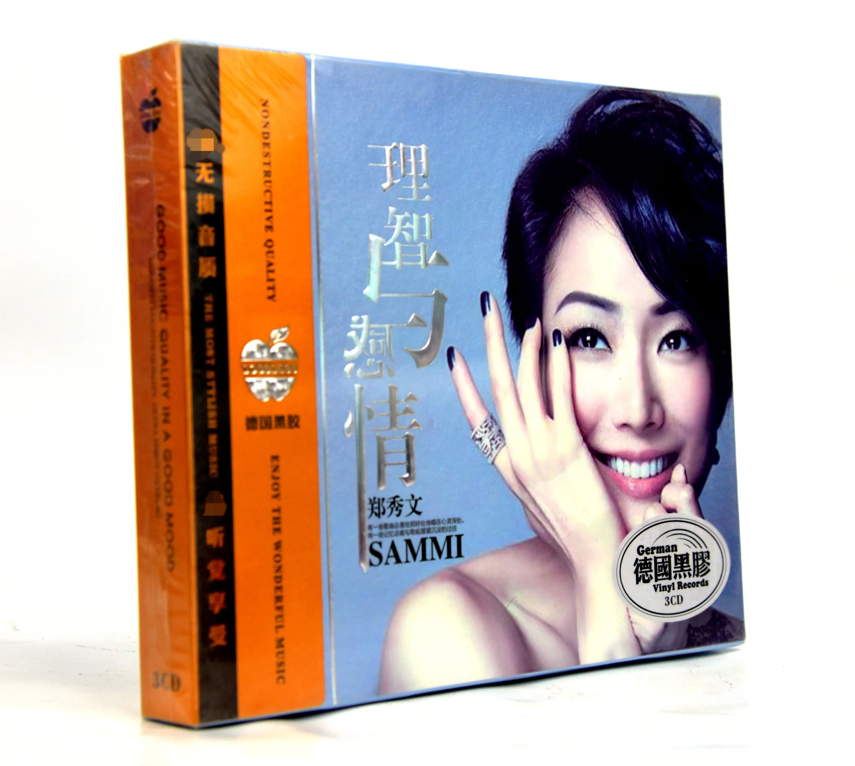 China HQ LPCD Disc Set Chinese Classic Pop Music Singer Sammi Zheng Xiuwen Songs 3 CD Box Set