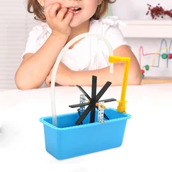 Fai da te simulato ruota d'acqua modello scientifico Kit di esperimenti giocattolo circuito elettrico Puzzle assemblaggio giocattolo produzione di tecnologia per bambini