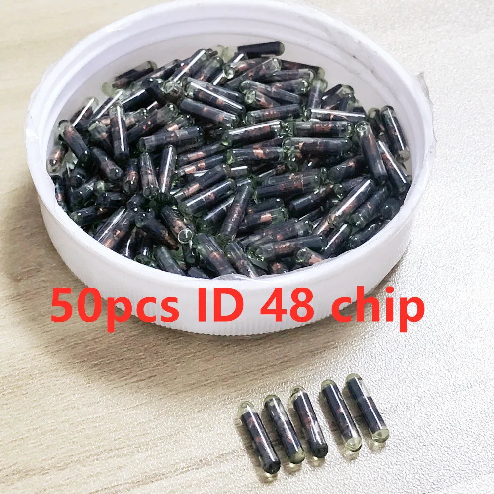 

50pcs 2022 Lowest Price ID48 ID 48 Glass Transponder Chip High Quality,key transponder chip id48 crypto chip