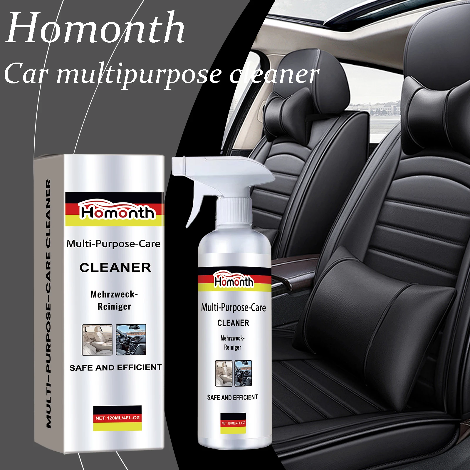 

Многоцелевой очиститель для автомобиля в помещении, спрей для ухода за интерфейсом, удаление грязи, восстановление блеска, обезжиривание, без запаха, пенообразователь автомобиля