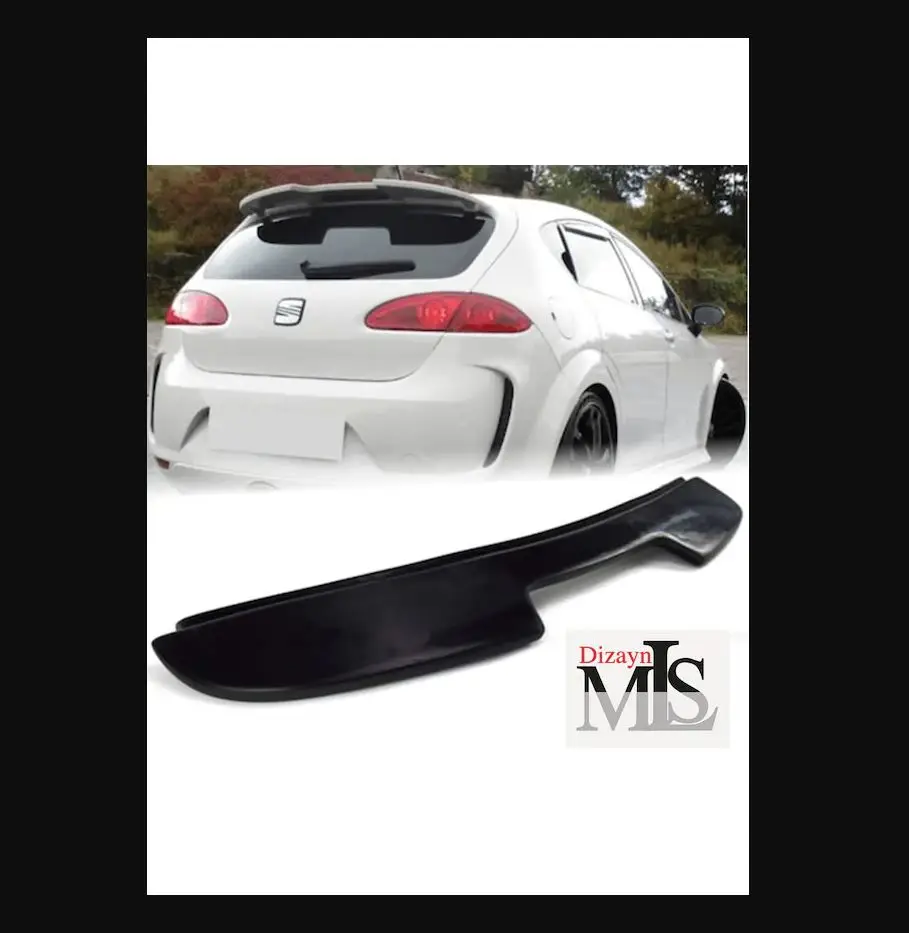 

For Seat Leon Mk2 Spoiler Compatible Between 2006-2009 - Racer Sporty Diffuser Bumper Front Side Skirts Mirror Cover Flaps Auto