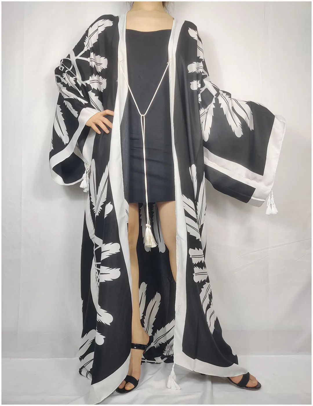 African  2022 New Fashion Autumn Winter Europe Women's Long Sleeve Duster Coat African Lady Beach Bikini Cover Up For Holiday