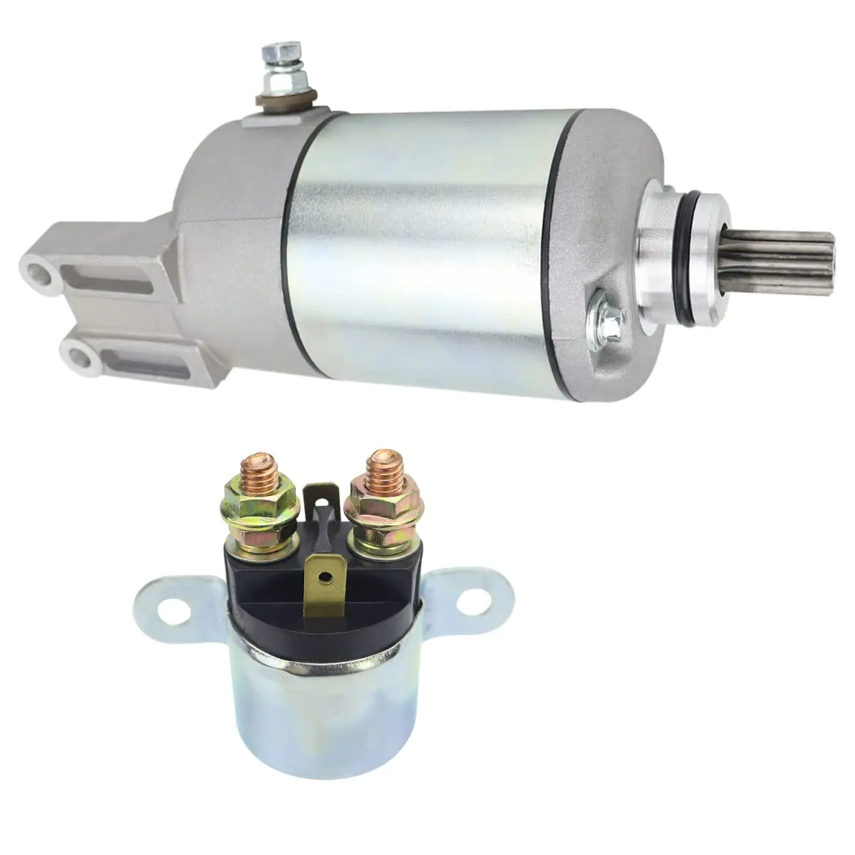 

Starter & Relay For Can-Am Outlander 330 400 450cc 2003-2023 420-684-280 420-684-282 420-684-283 18823 57-2734 410-54079 495180