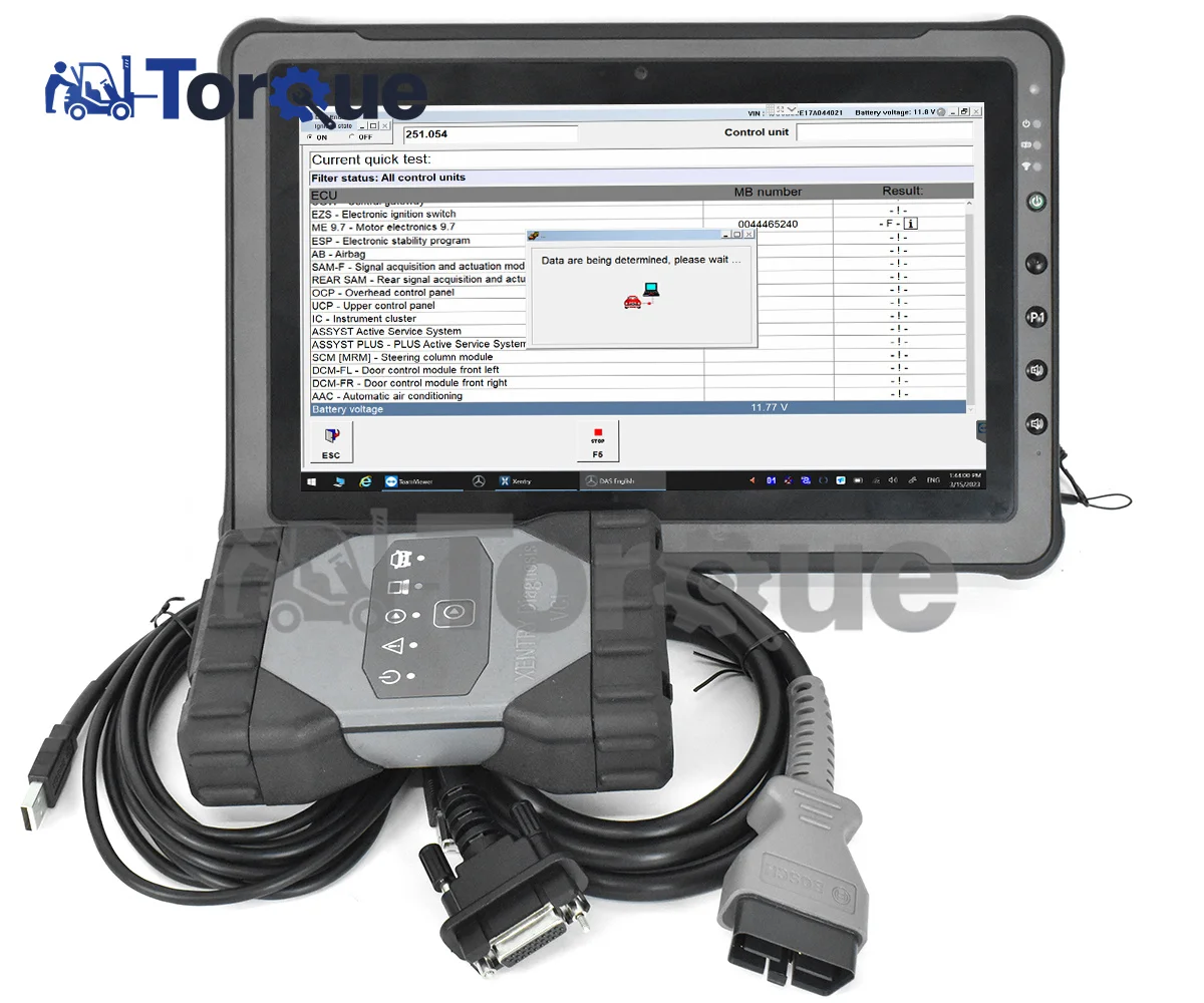 

MB STAR C6 Diagnosis VCI Multiplexer DoIP with Software Xentry das wis epc 12v 24 Car Diagnostic Tool with F110 tablet