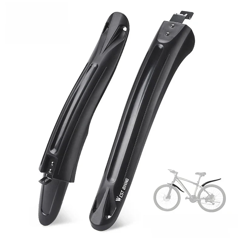 AliExpress West Biking WEST BIKING Mountain Bike Fender Set Adjustable Quick Release Bicycle Mudguard For 26 27.5 29 Inch Widen Extension Mud Protector