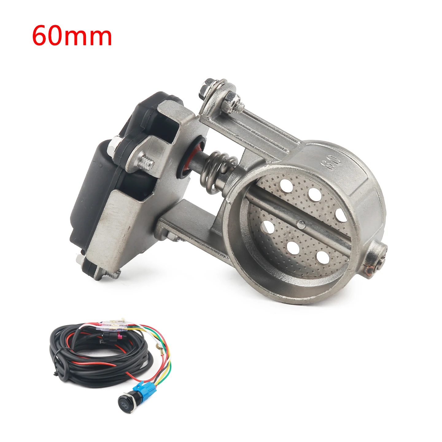 Auto/Motorfiets Uitlaatpijp Systeem Locomotief Geluiddichte Rvs Klep Elektronische Schakelaar Knop Controle 51/60/63/70/76m