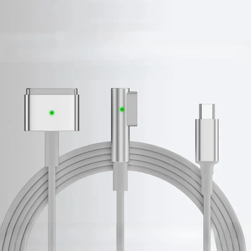 Magenetic PD Charging Cable Indicator Light 1.8M USB Type-C to Magsaf 1 2 Zinc Alloy 100W Charging Cord for Macbook Air Pro — zdjęcie produktu 7