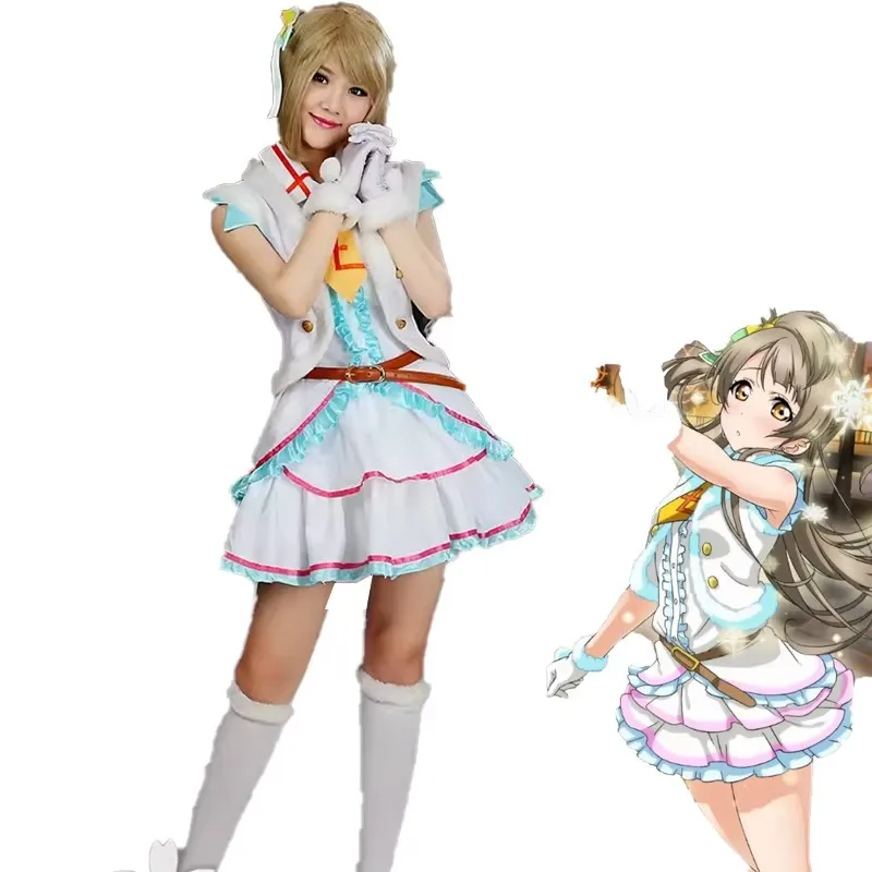 Custom Made Lovelive Snow Halation Kotori Minami Cosplay Costume Uniform Halloween Suits Carnival Clothes Anime Outfits Big Size