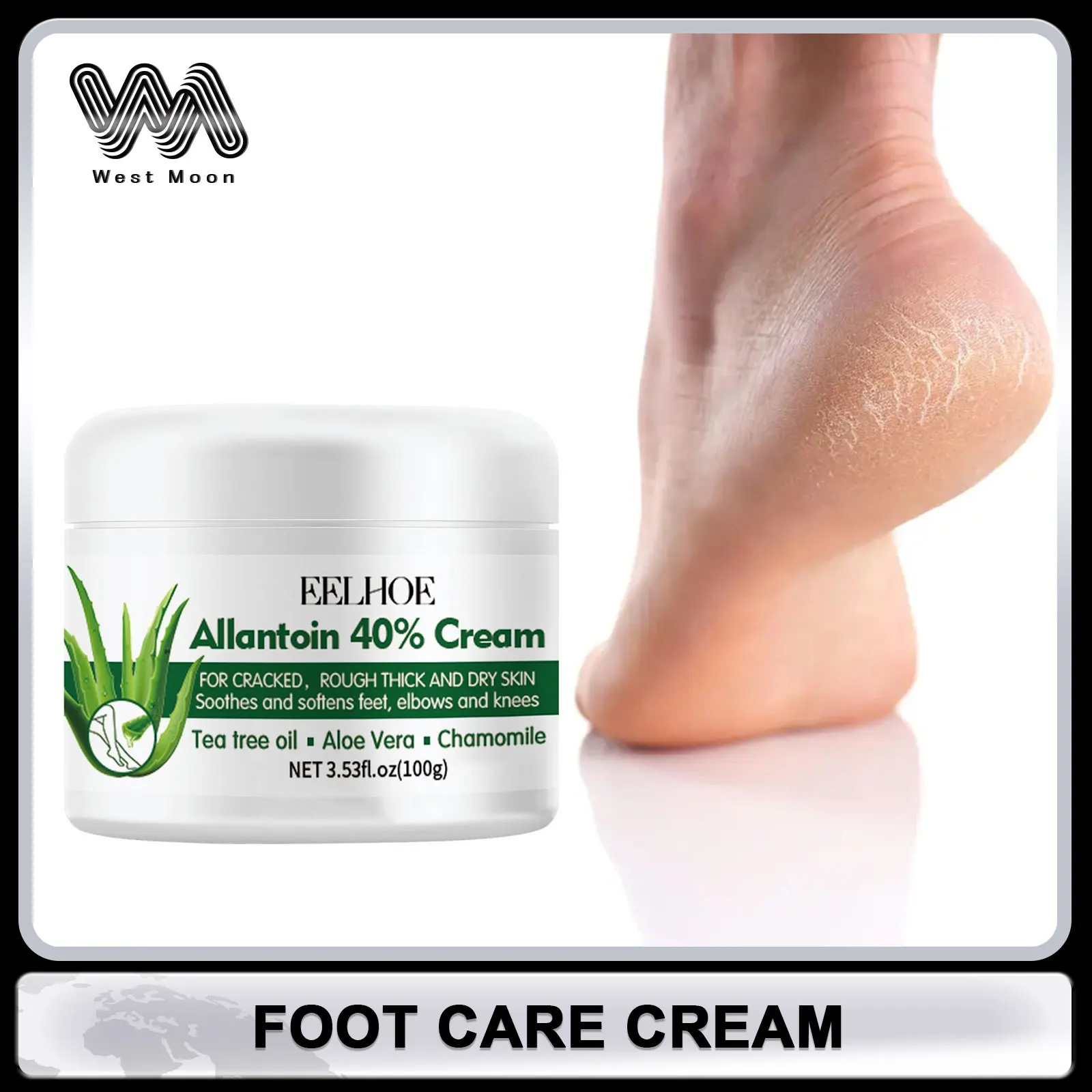 

Anti Crack Foot Cream Anti-Drying Heel Cracked Repair Removing Callus Dead Skin Moisturizing Gentle Exfoliation Foot Care Cream