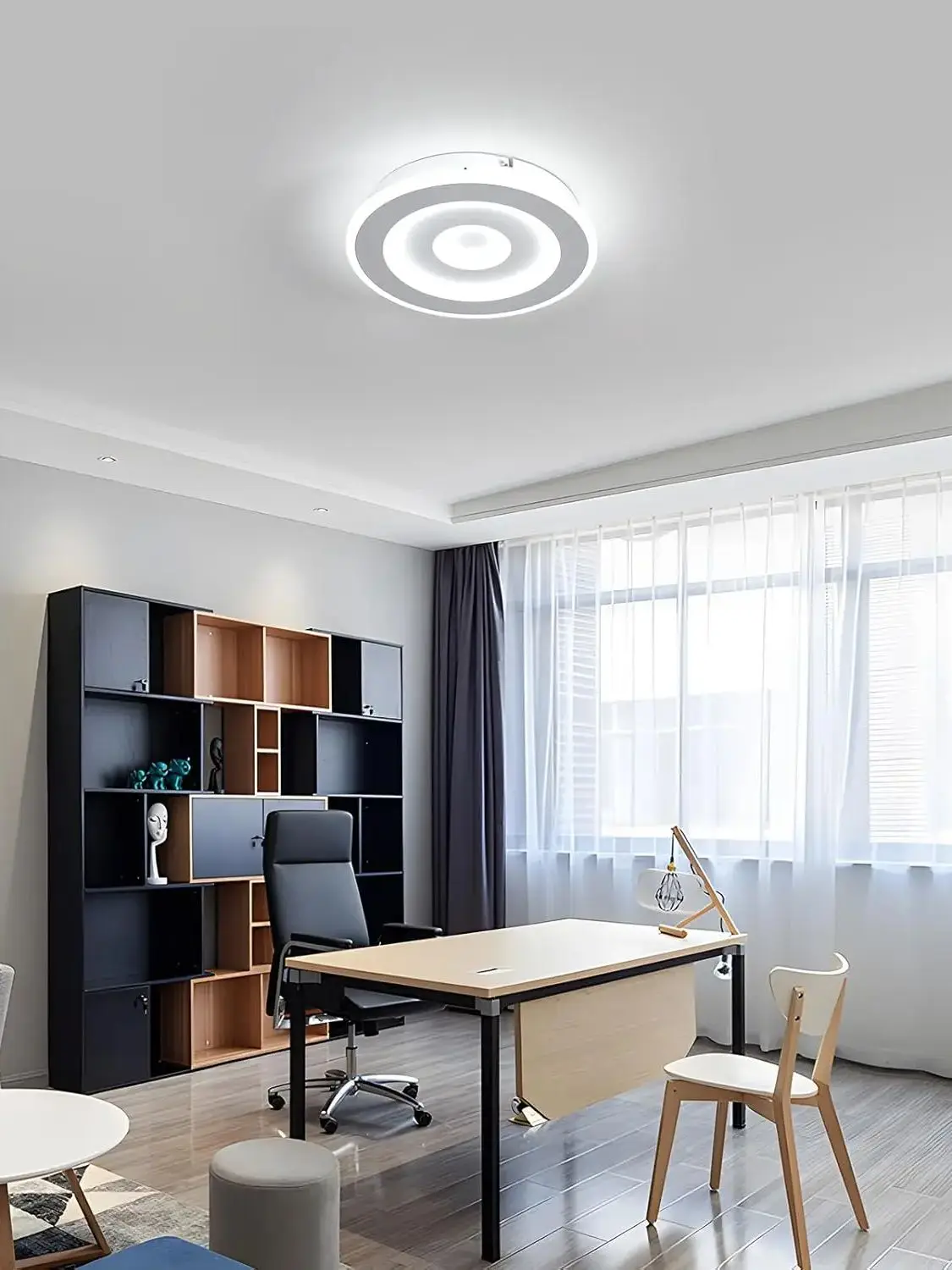 Runde LED-Deckenleuchte, moderne LED-Deckenleuchten 28 W für Flur, Schlafzimmer, Badezimmer, Küche, Wohnzimmer – Detail 5