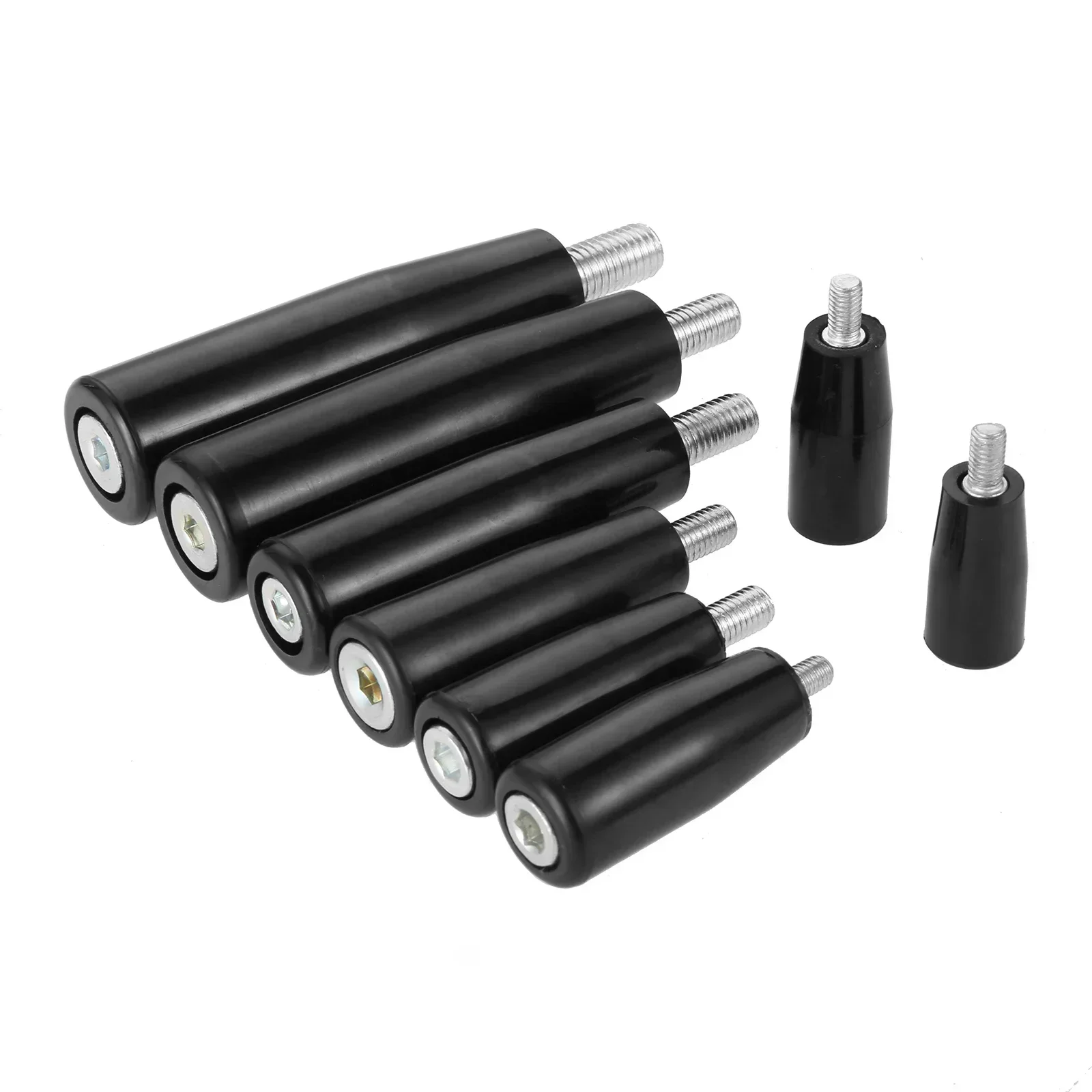 Poignée de Machine à volant tournant M6 M8 M10 M12, tige filetée mâle pour fraiseuse, vis à pouce, vis de roue à main, 1 pièce