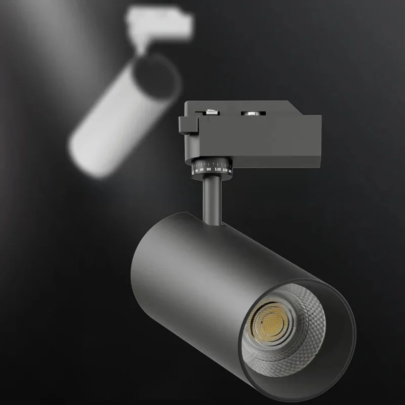 Modern Minimalist Track Light Cob Spotlight Background Wall Spotlight Clothing Store LED Store Commercial Exposed Home Rail Type