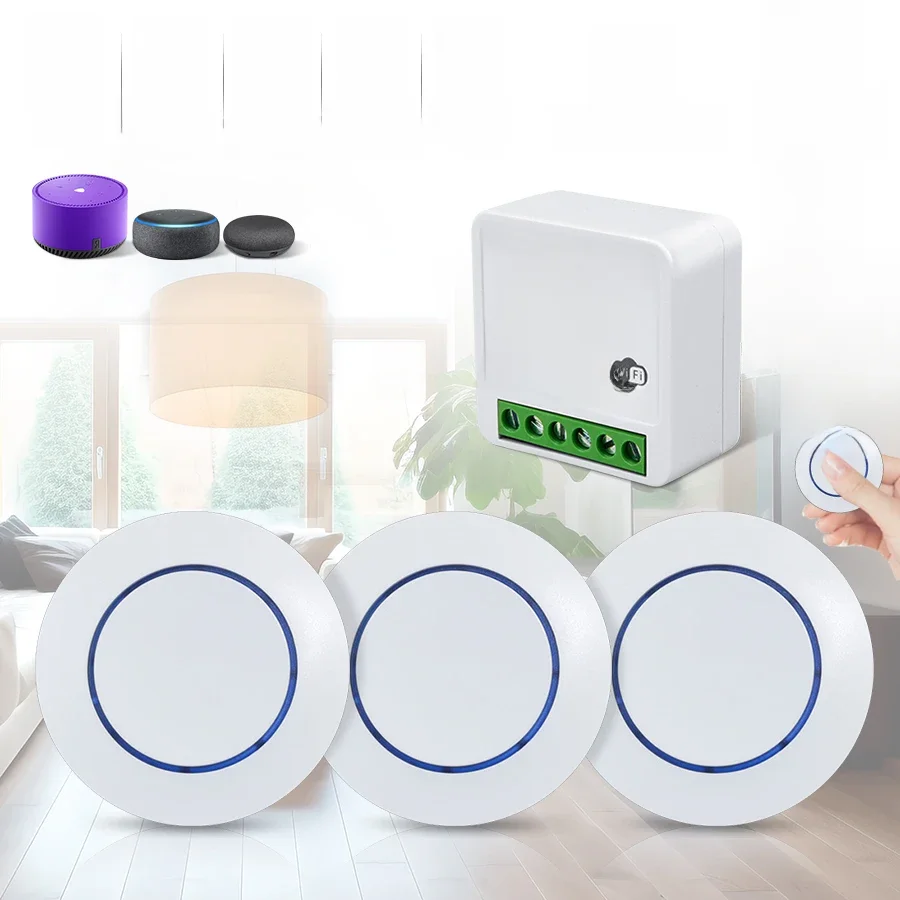 433MHz Tuya WiFi Smart Switch Bezprzewodowy zdalnie sterowany włącznik światła 16A 20A Przełącznik kontrolera przekaźnika Inteligentne urządzenia domowe Inteligentne życie — zdjęcie 2