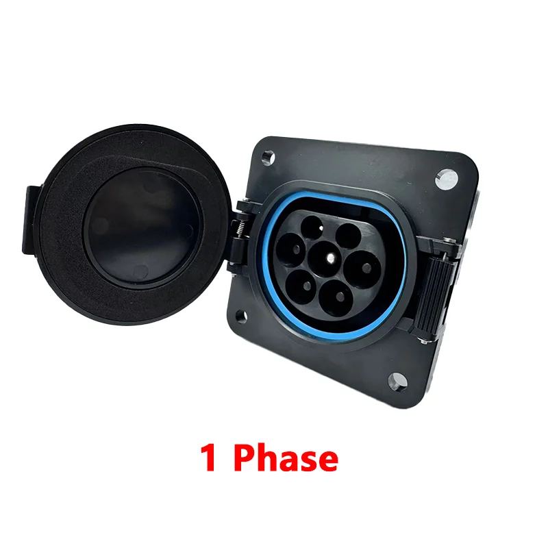 Erobot véhicule électrique voitures charge Evse Type 2 prises d'entrée EV 16A-32A 1P 3 phases pour I