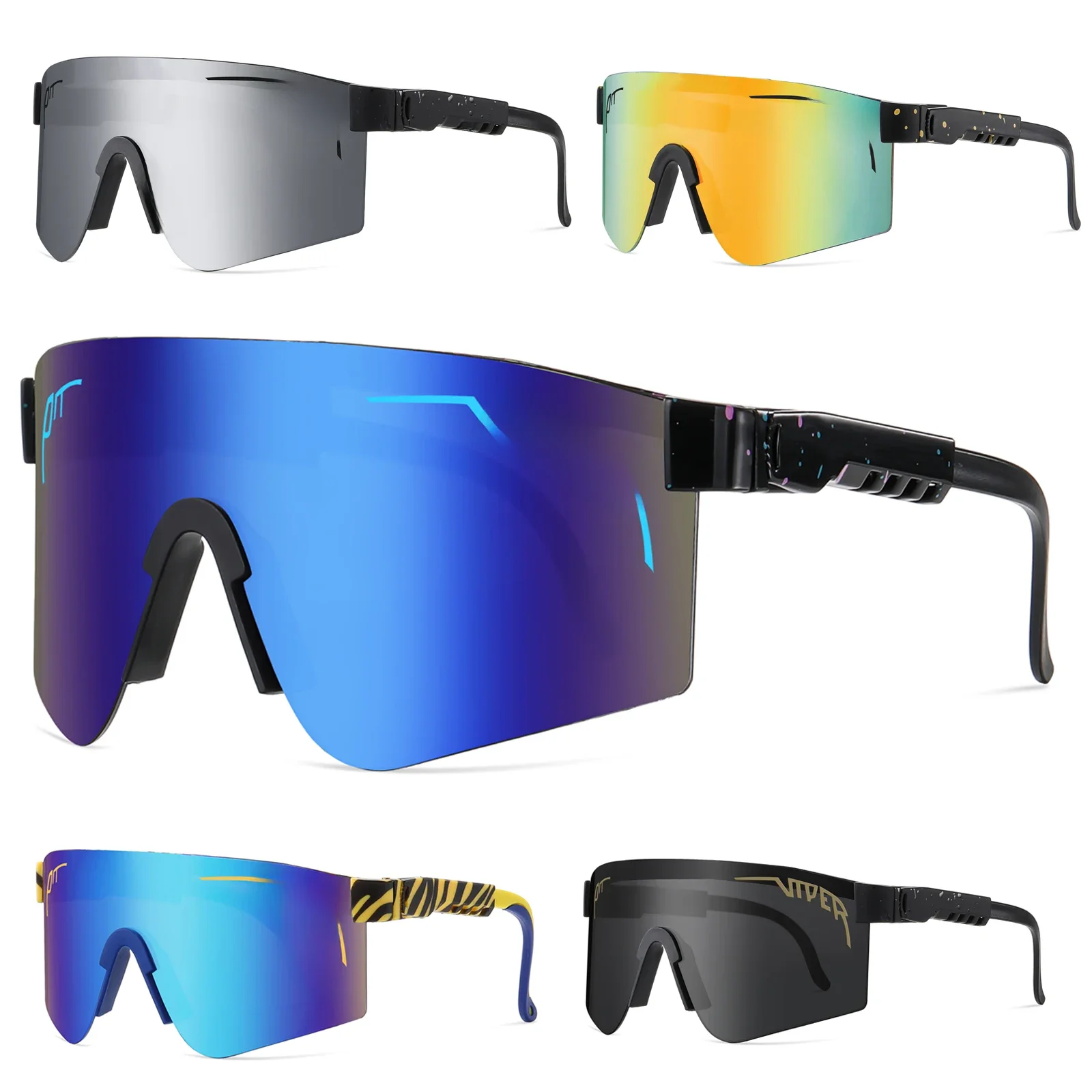 AliExpress PIT VIPER Sport Pit Viper Sunglasses Men UV400 Eyeglasses Baseball Softball Cycling Sun Glasses Windproof Goggles Women Fashion Eyewear