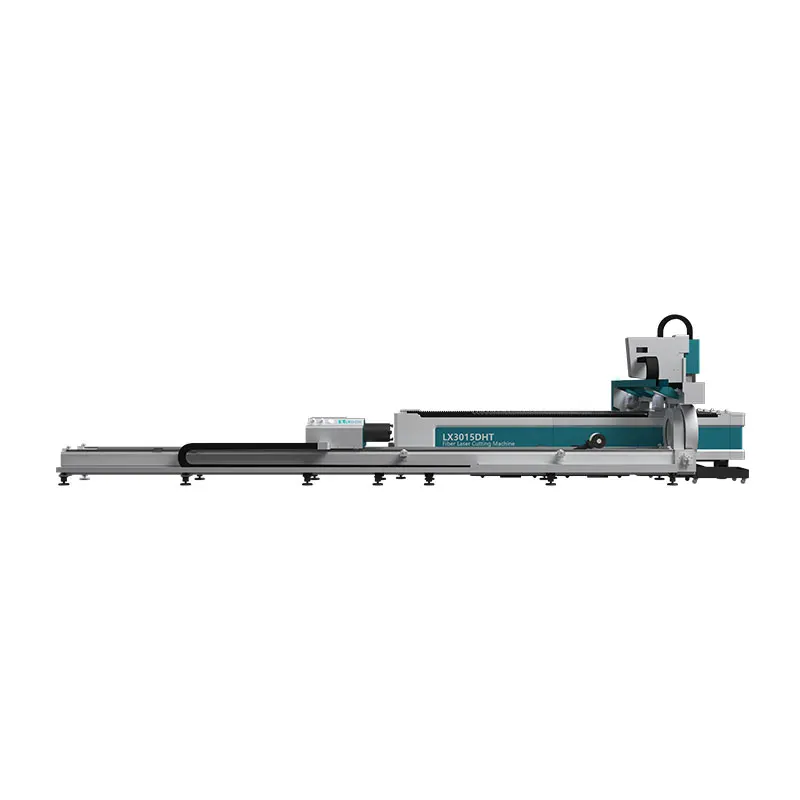 Fiber Laser Cutting Machine 3015DHT Manufacturer CNC Laser For Metal Plate And Tube Dual Use machine