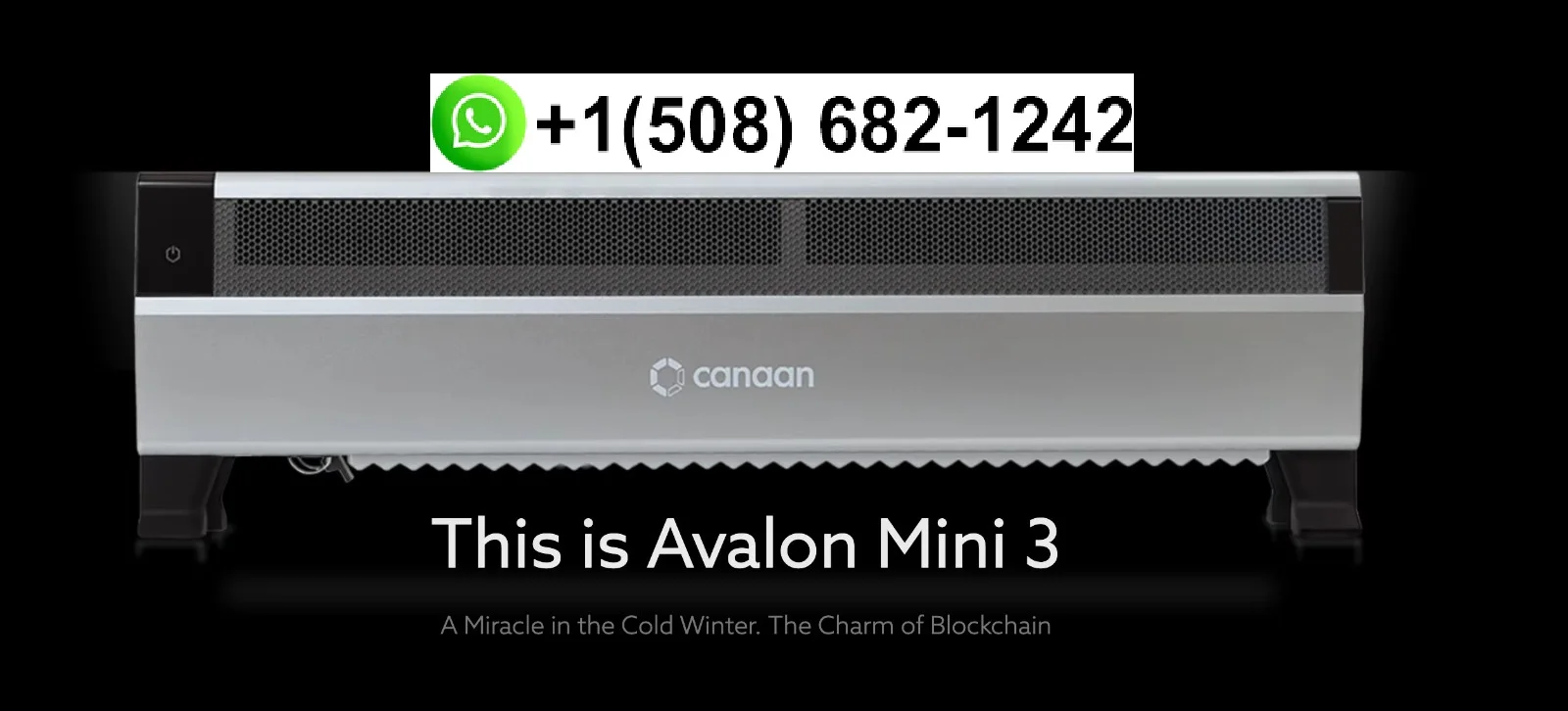 

Buy 5 get 3 free Avalon Mini 3 37.5T Air-Cooled Crypto Mining Machine for Personal Use Quiet Home Bitcoin Mine