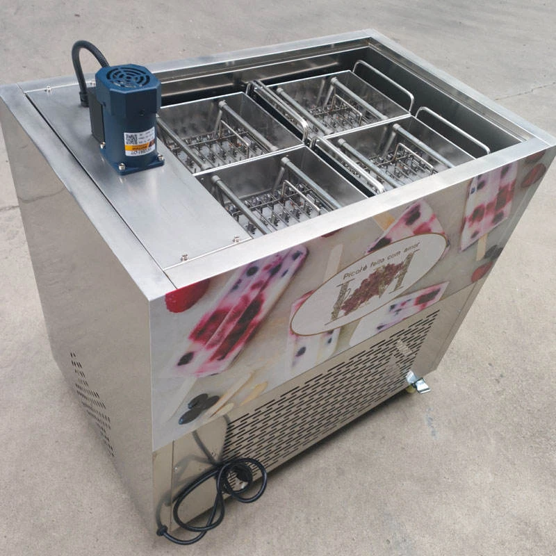 Cream Balls Food Processing 4 Moulds Ice Lolly Making Machine Popsicle Making Machine Ice Cream Ice Porridge Machine