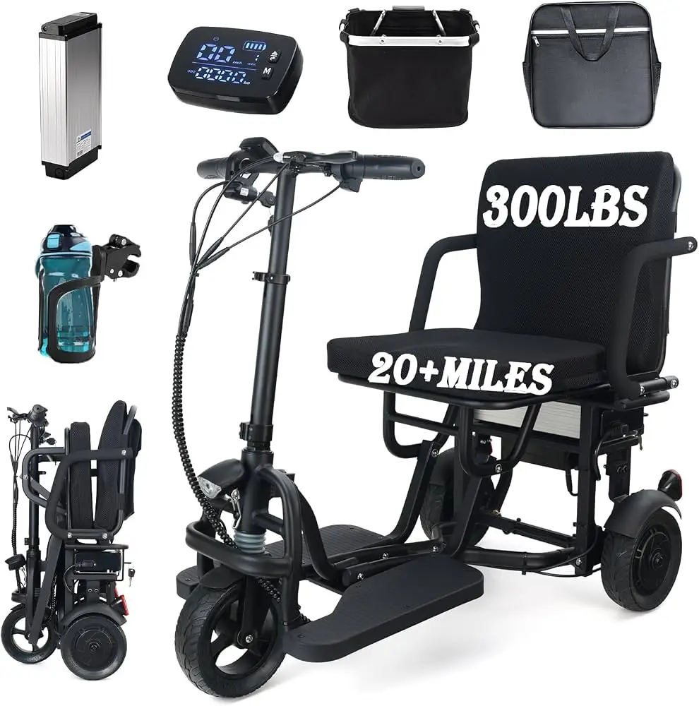 BRAND NEW  2026 SPORT Mobility Scooter Folding Electric Mobility Scooter (New Sealed)