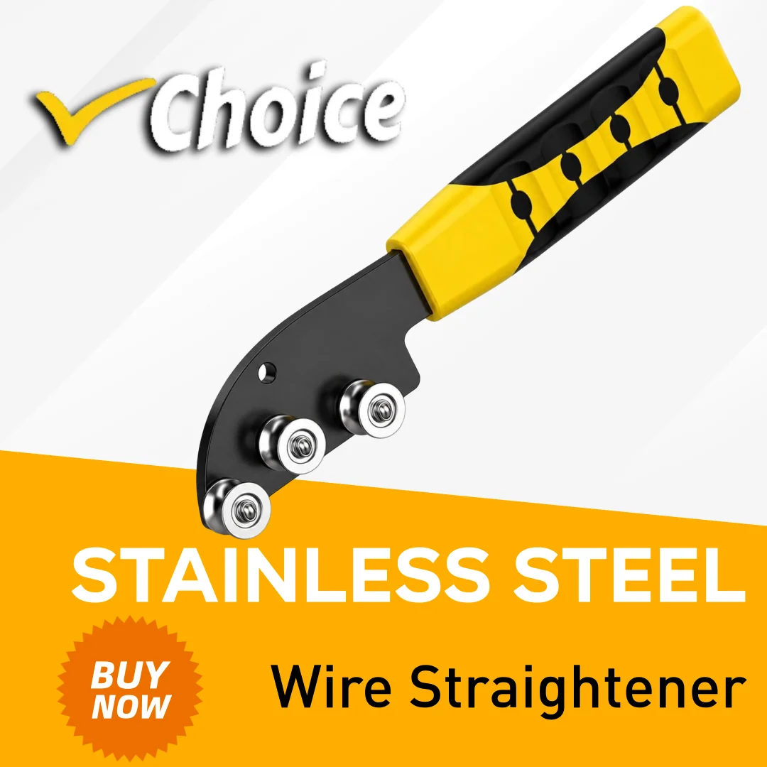 Stainless Steel Wire Straightener, Professional Manual Wire Bending Tool, Electrical Box Terminal Paralleling Tubing Straightene