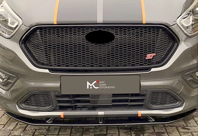 Max Design Front Bumper Splitter V1 For Ford Transit Custom 2018 + car accessories lip car tuning spoiler side skirts diffuser