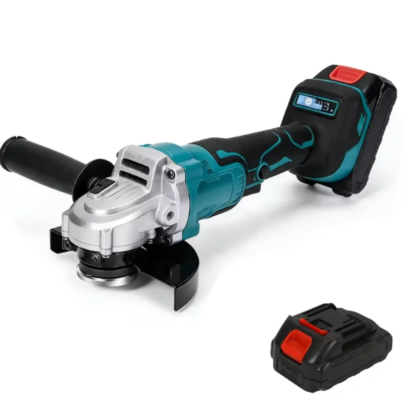 Bürstenloser Elektrischer Winkelschleifer 3/4 Geschwindigkeiten Kabelloser Schleifer Schneidemaschine Holzbearbeitungs-Elektrowerkzeug für Makita 18V Akku