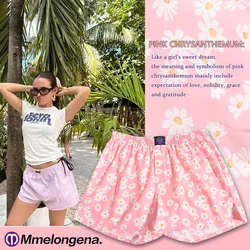 Pink Girl Pure Cotton Shorts Underwear Youthful vitality Pattern For Women Comfortable Daily Wear Outside Breathable Panties