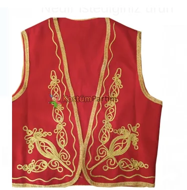 Ottoman Embroidered Vest (Black) Ottoman Embroidered Vest Kırmsı YouTube is NOT INCLUDED!!!