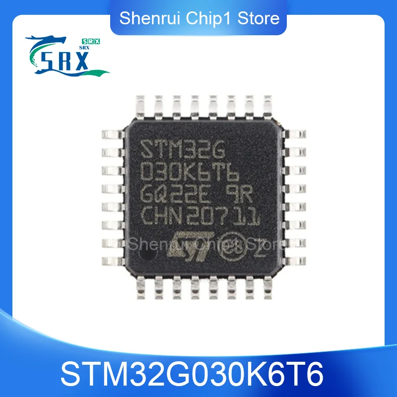 Original MCU IC Chip, microcontrolador-MCU, LQFP32, 100% Brand New, 10 pcs, STM32G030K6T6