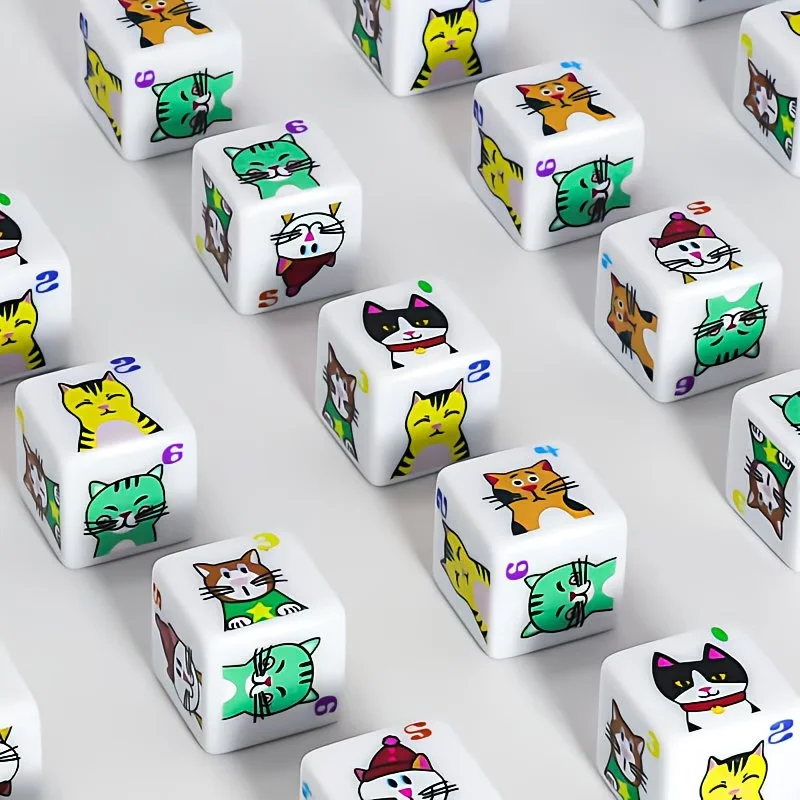 Набор игральных костей Cat D6, – обзор и цена Board Game Dungeons And Dragons