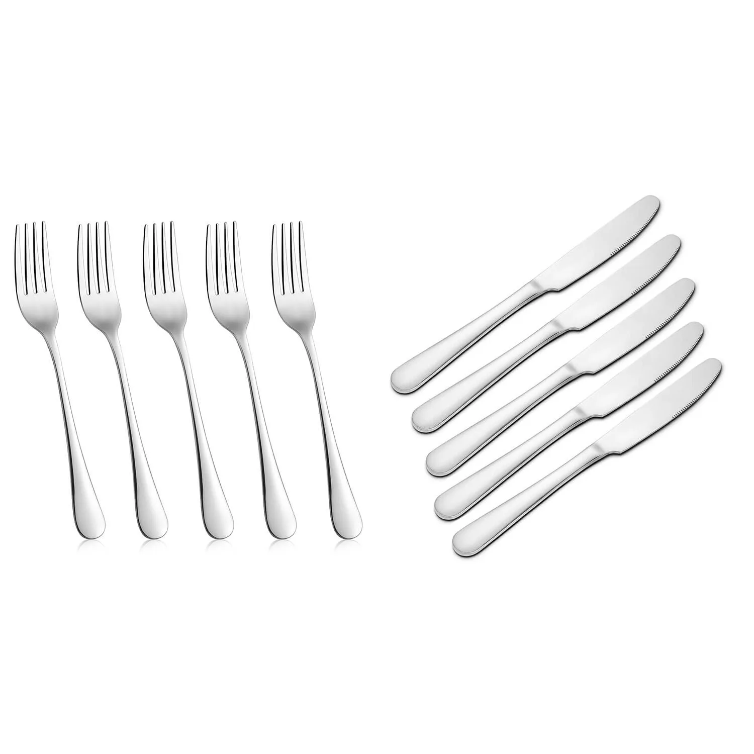 

Stainless Steel Forks, Salad Forks & Dinner Knives, Butter Spreader Knife, Dinner Forks Metal Forks Dessert Forks, Flatware Fork