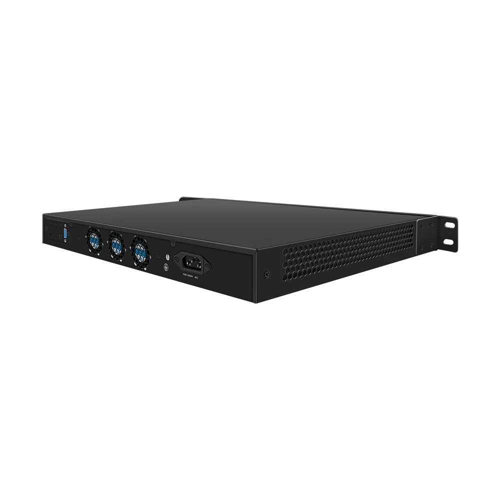 Imagem -04 - Aparelho de Firewall do Armário Hunsn 1u 10gb Intel N100 N200 i3 N305 Rj54 Rackmount de Rede Lan 2sfp Mais 82599es 10 Gigabits Gpio