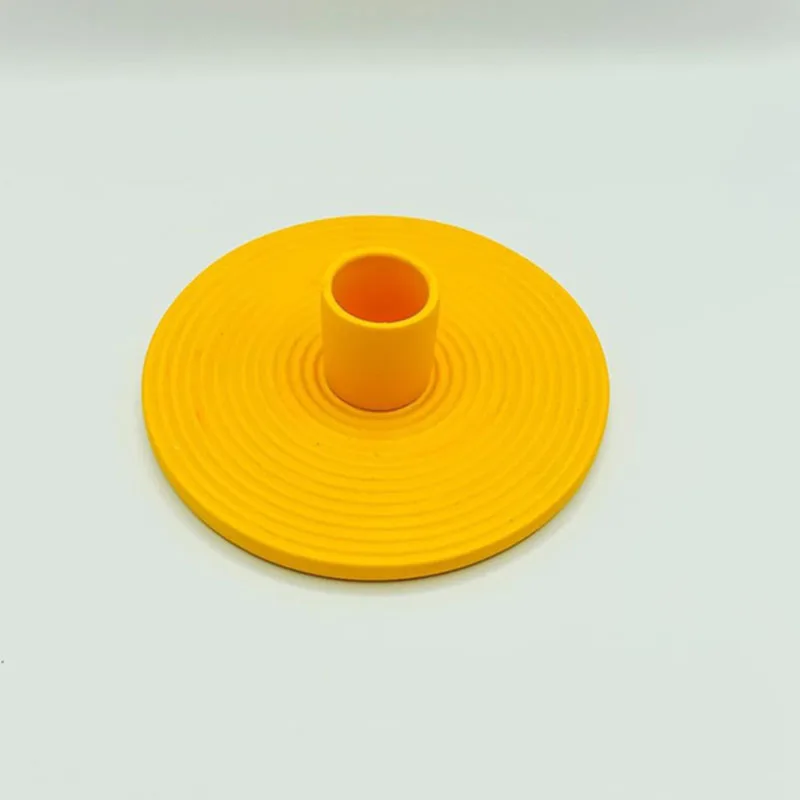 Silicone Mold Concrete Candle Holder Making Water Ripple Design Home Aesthetics Rod Wax Holder Gypsum Cement Mold DIY Forms