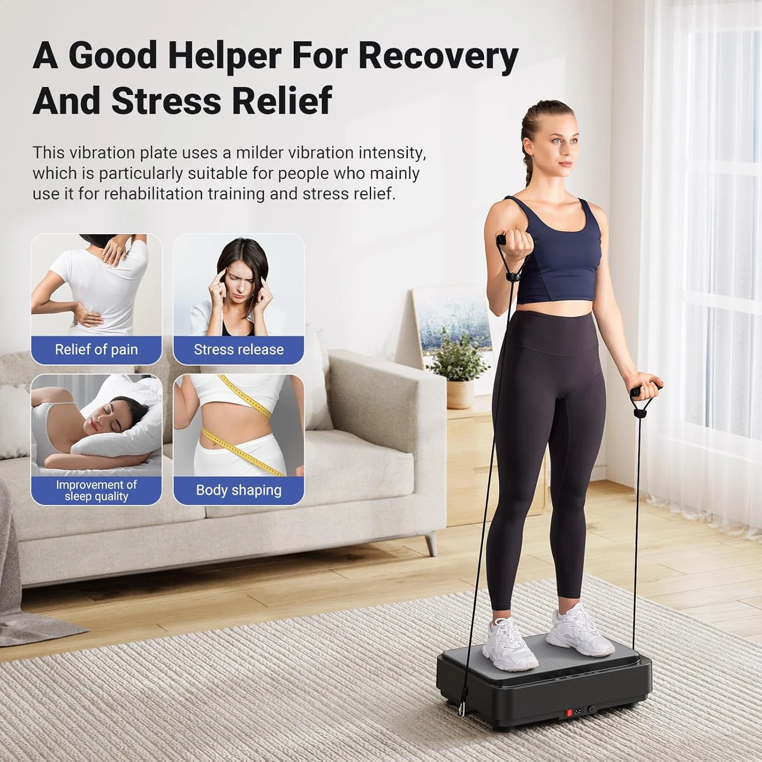 Plaque vibrante compacte à fai - Home Gym Weight Machine avis et prix