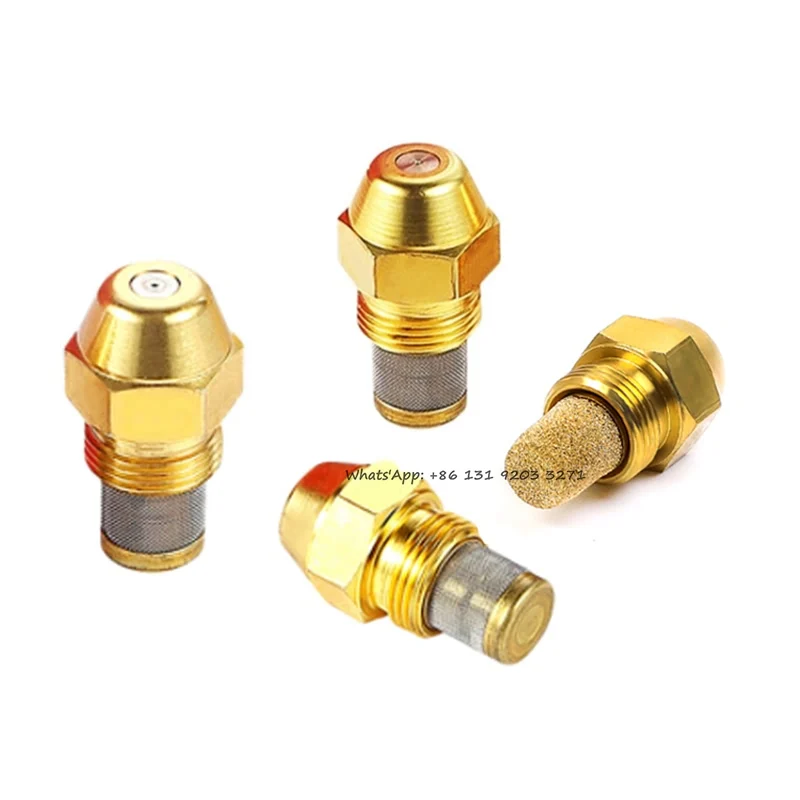 

60 Degree Waste Oil Burner Nozzle, Oil Burner Jet, Siphon Full Cone Oil Nozzle Head, Burner Oil Injector, Air Atomizing Nozzle