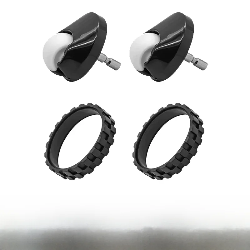 Pièces de peau de pneus de roue avant pour IRobot Roomba I7 E5 E6 500 600 700 800 900 série, accessoires de nettoyage antidérapants iRobot Roomba