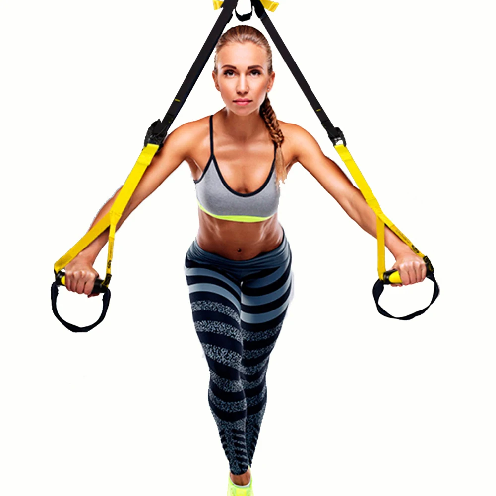 Trx fitness para ejercicio suspension training de bandas de resistencia gimnasio en casa anclaje trx cuerdas equipamento fitness