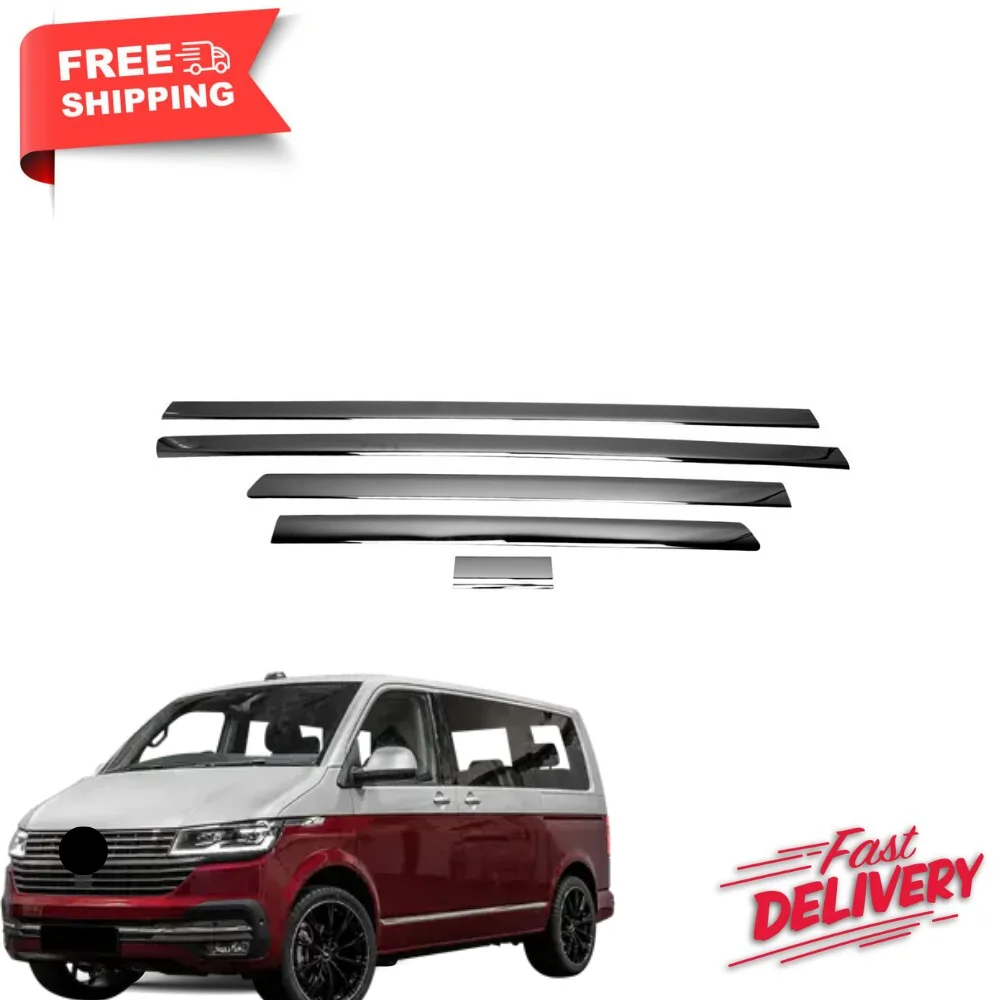 

Carrier chrome front grille for VW T6 4 PCs. 2015 and beyond. Stainless steel. A + quality modified design accessory