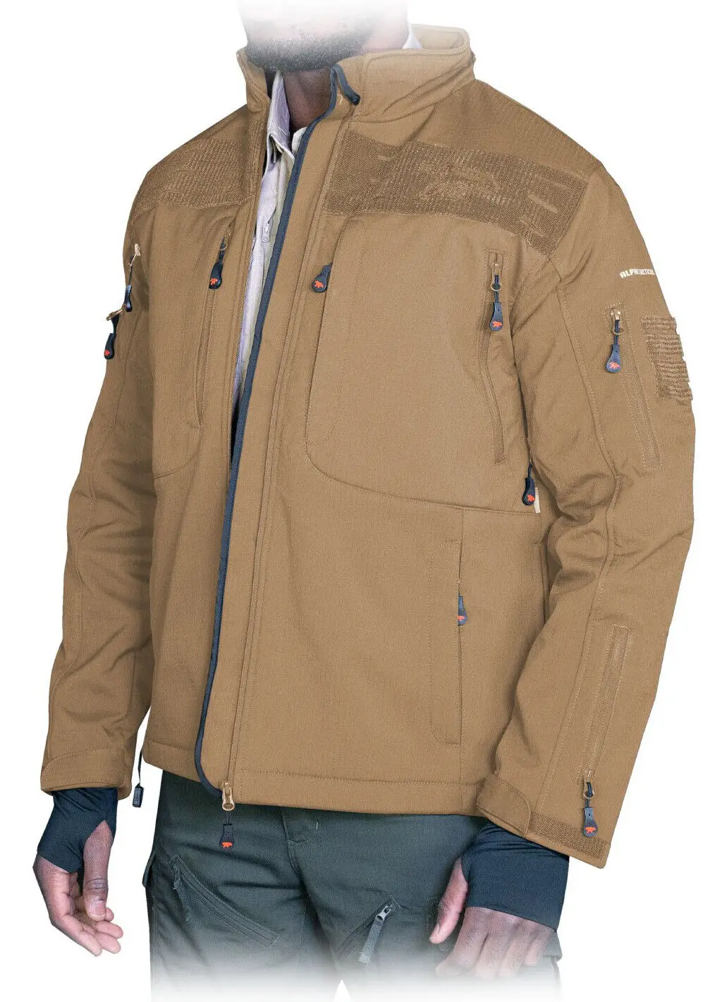 

Alpha Ace high quality tactical jacket CAMEL