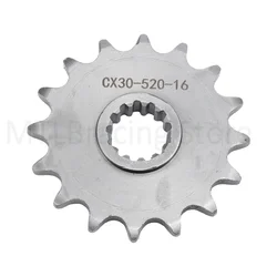 Front & Rear Sprocket Chain Gear Wheels For YAMAHA FZ6R 2009-2017 XJ6 2009-2015 2010 2011 2012 2013 2014 XC30-520-16T