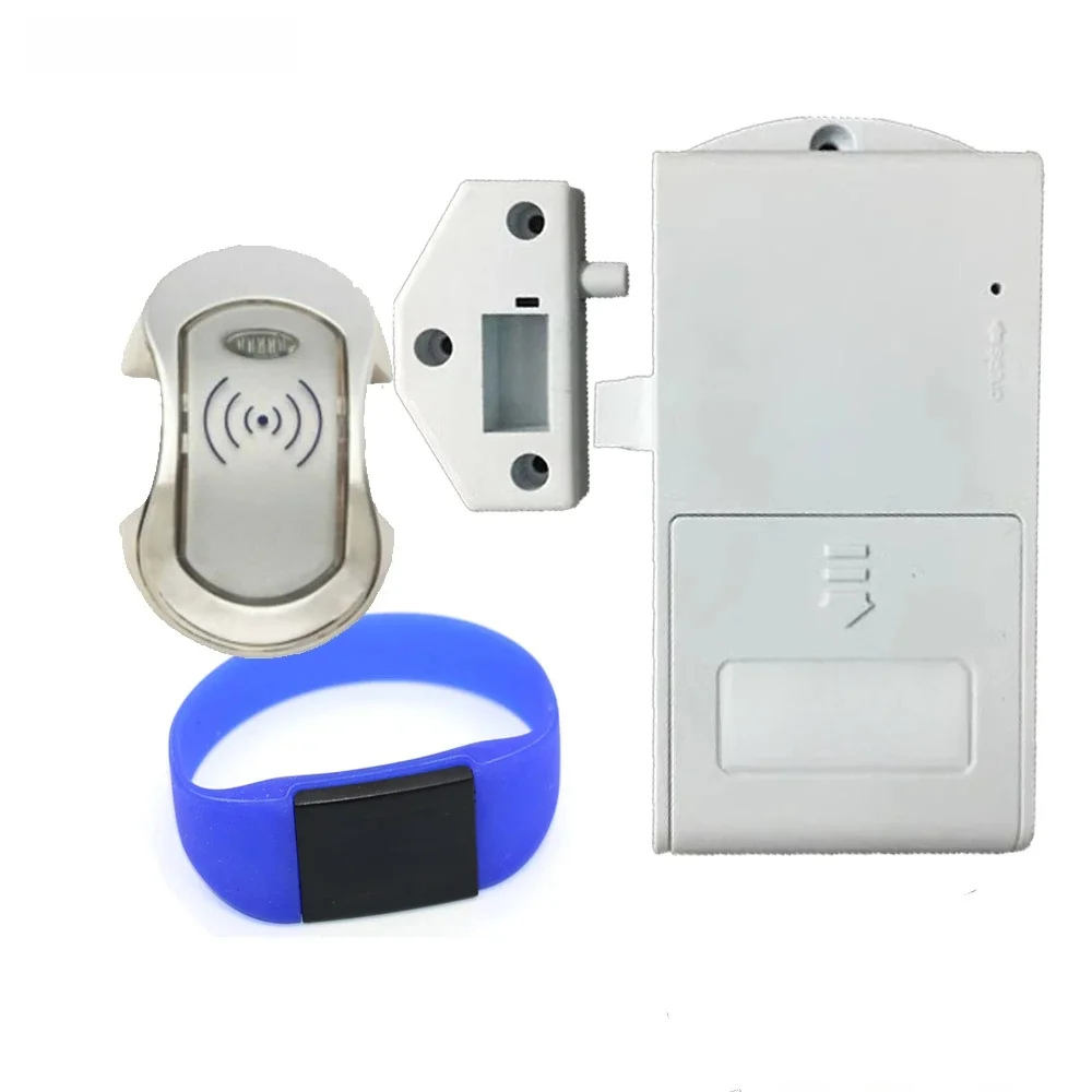 125khz RFID card lock locker Electronic Cabinet Lock Magnetic Swipe Card RFID Cabinet Locker Door Locks with free RFID wristband