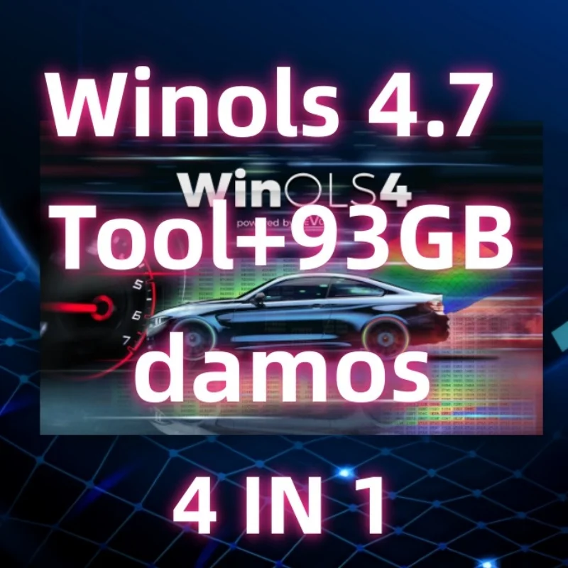 ECM TITANIUM 26100 ECU Programming Tool Software+Winols 4.7+ 93GB Damos Files + Immo Service Tool V1.2+Leaning Video Guide